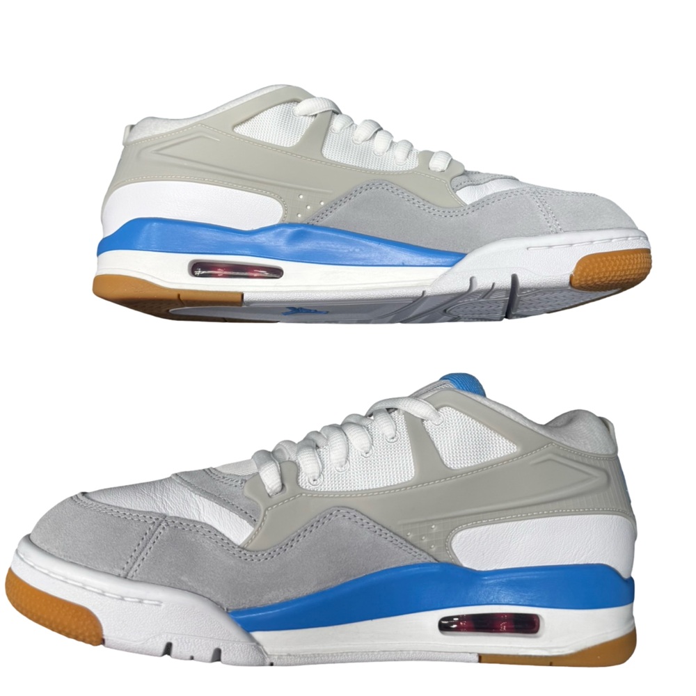 Air Jordan 4 RM White Gray Blue Mens 11 Brand New DS Streetwear Heat - Picture 8 of 12
